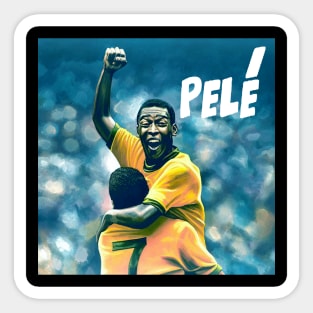 Pele Football Legend Sticker